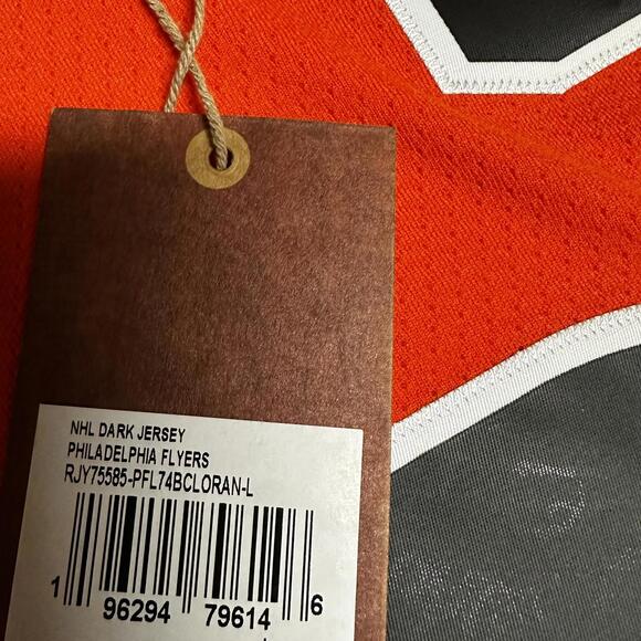 MITCHELL & NESS PHILADELPHIA FLYERS BOBBY CLARKE BLUE LINE JERSEY Size Lrg NWT - Picture 5 of 7